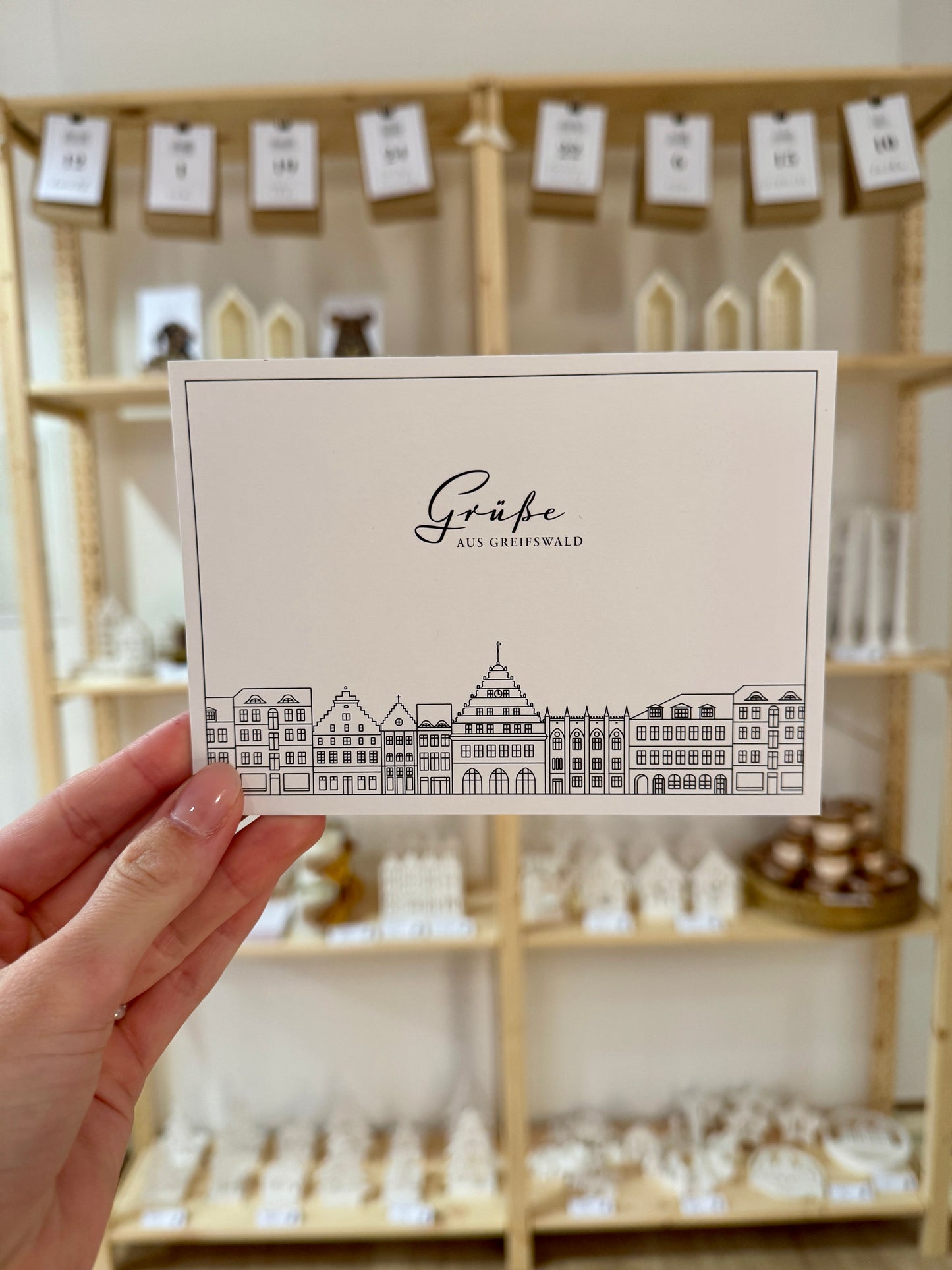 Postkarte: „Grüße aus Greifswald“