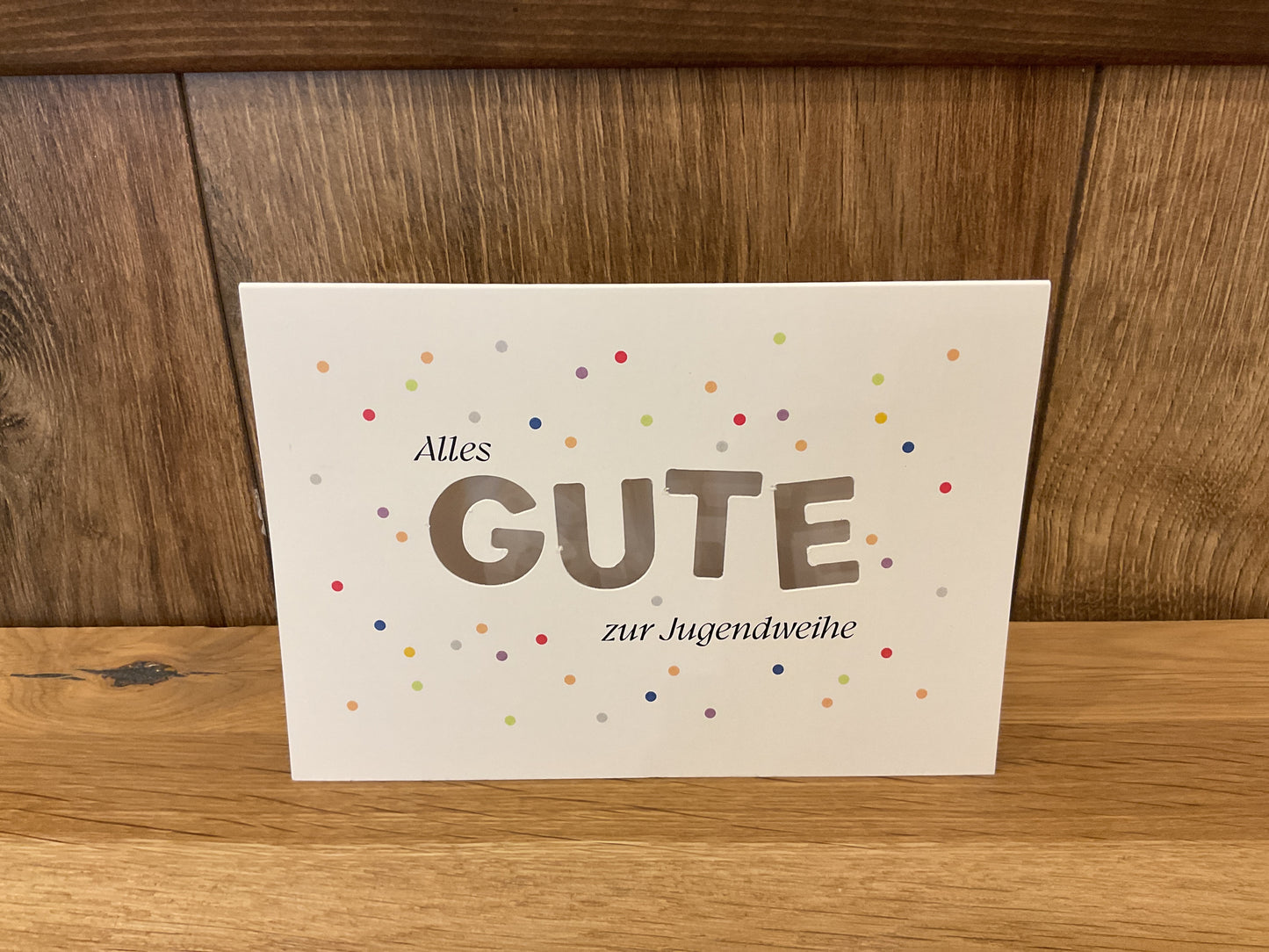Klappkarte „Alles Gute zur Jugendweihe“