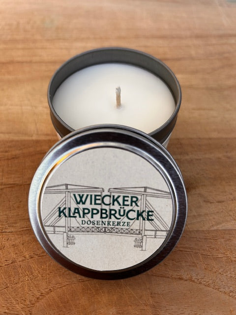 Duftkerze in Dose »Wiecker Klappbrücke«