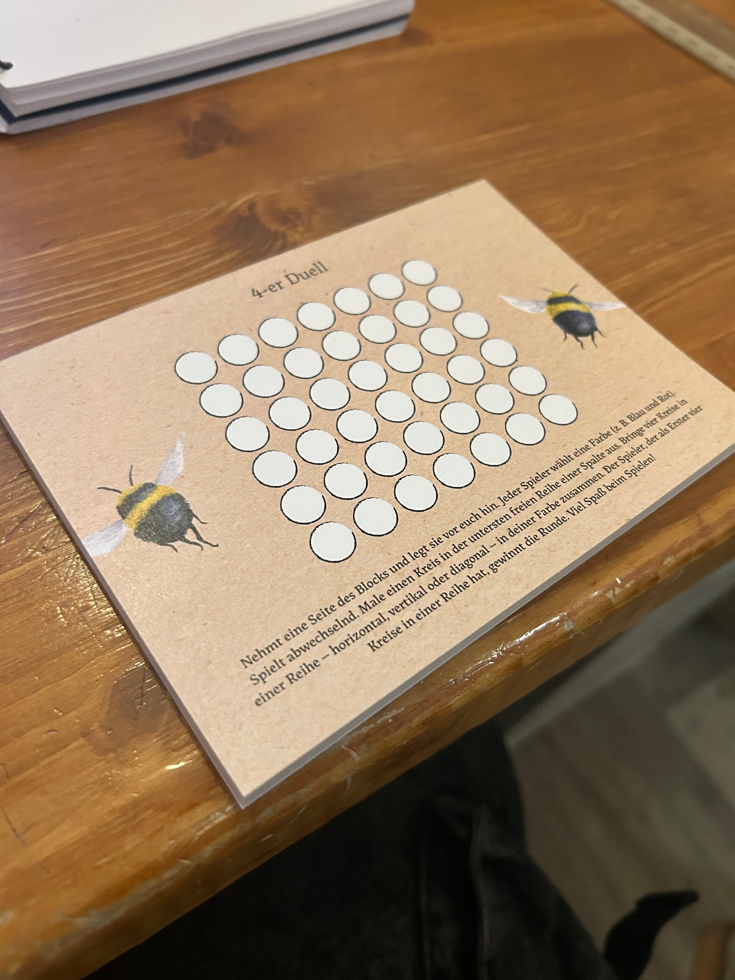 Spielblock "Vierer Duell" A6