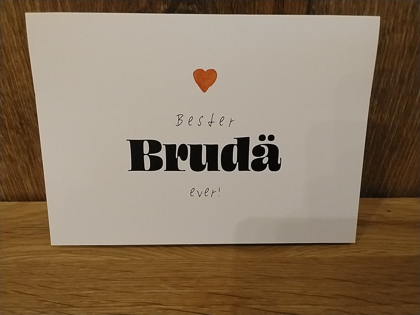 Klappkarte"bester Bruder ever"