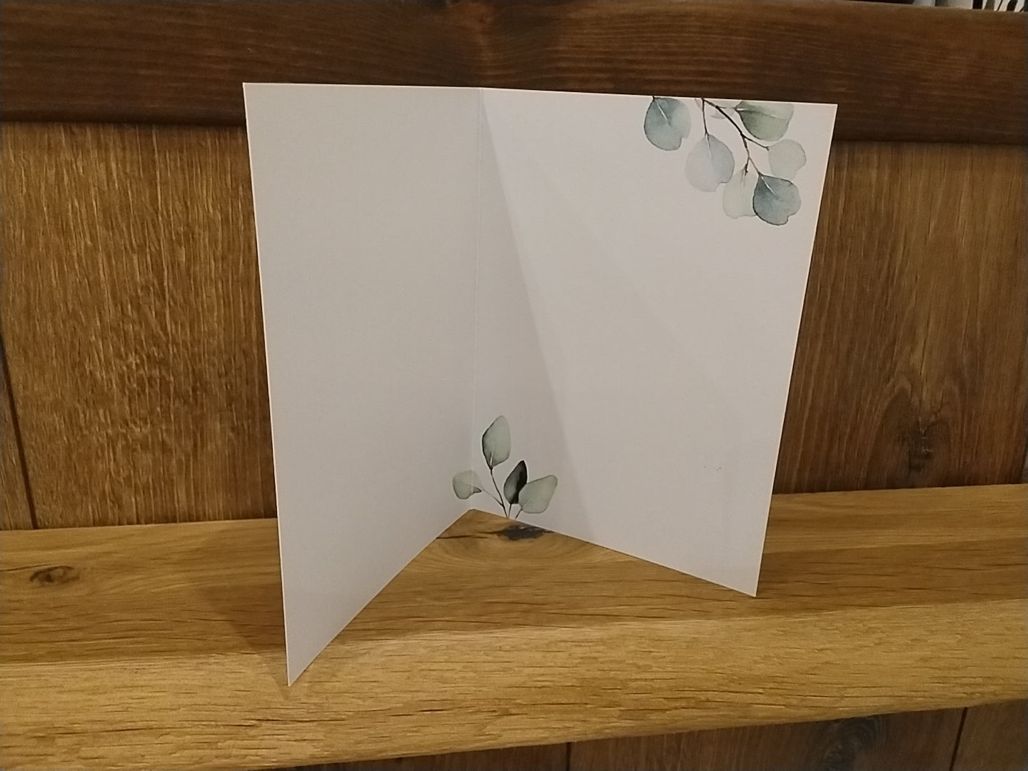 Klappkarte Herzlichen Glückwunsch zur Hochzeit Eukalyptus