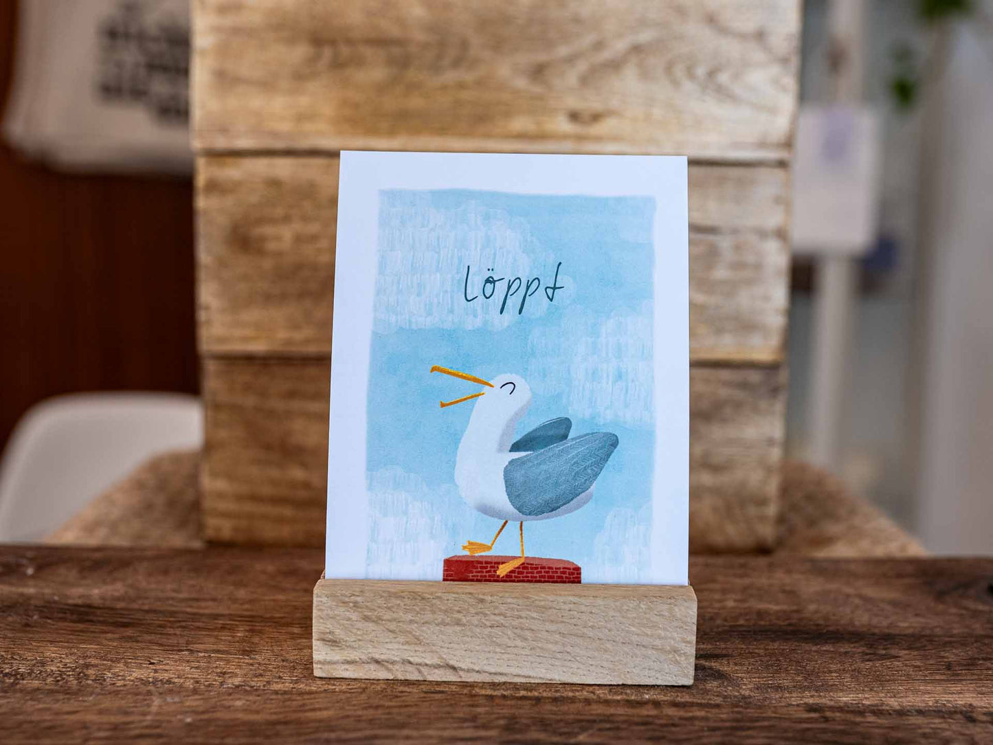 Postkarte »löppt«