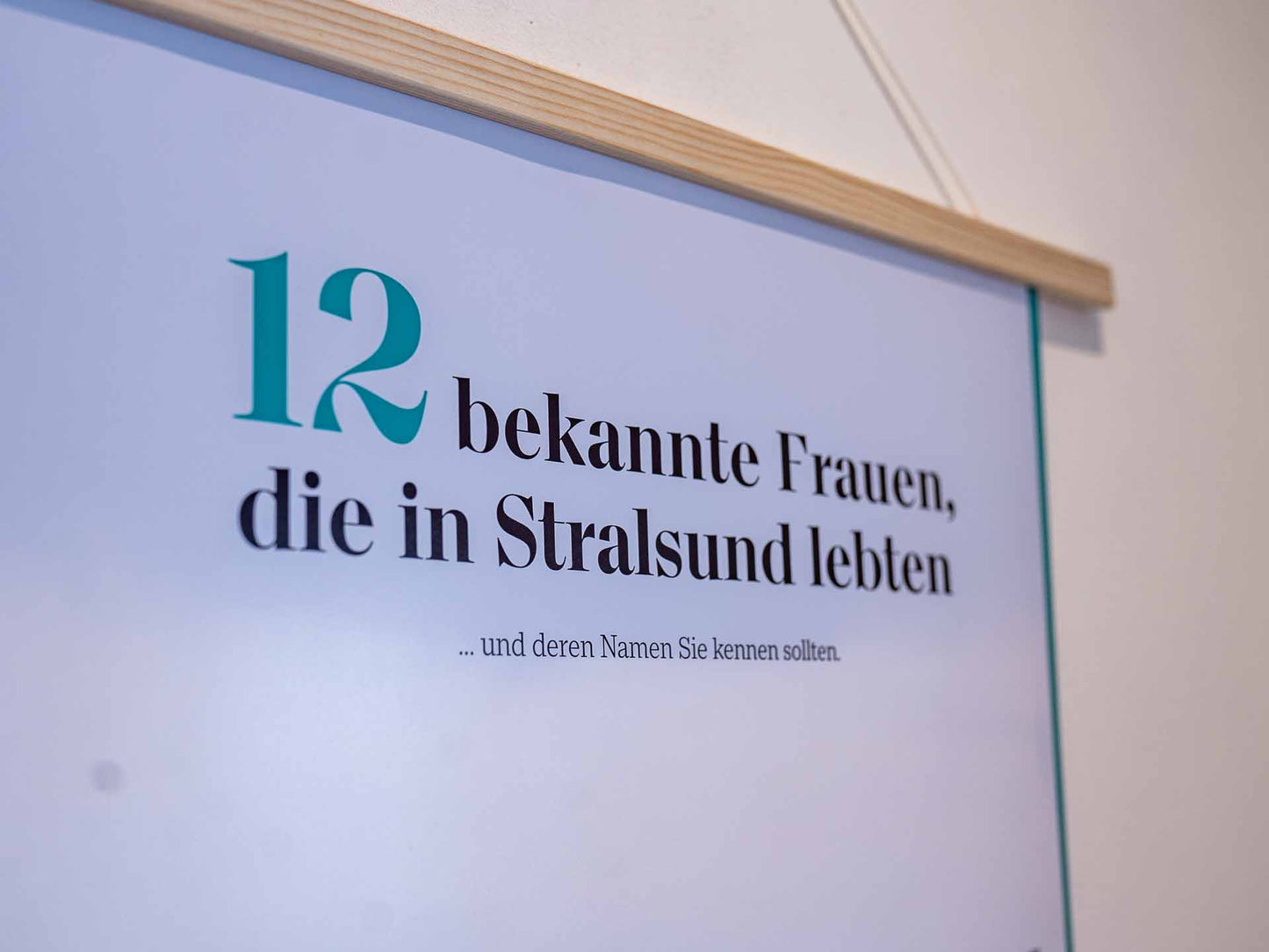 Poster »12 bekannte Frauen, die in Stralsund lebten und deren Namen Sie kennen sollten«